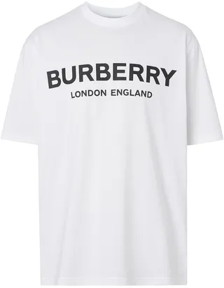 logo print T-shirt