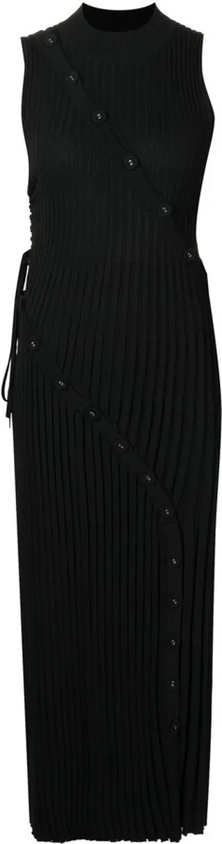 Cut-Out Sleeveless Knit Dress