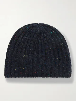 Lutz Ribbed Cashmere Beanie