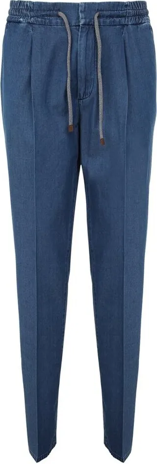 Brunello Cucinelli Tapered Drawstring Jeans
