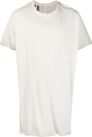 raw-cut faded T-shirt
