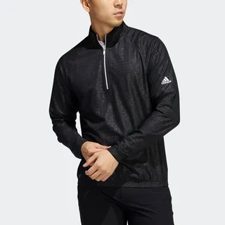 Men's adidas Debossed Quarter-Zip Pullover