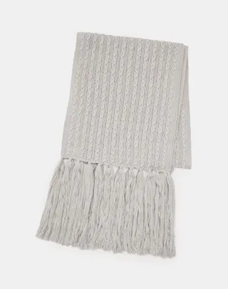 Cashmere Long Fringed Scarf