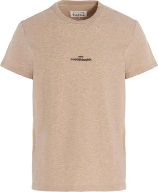 Maison Margiela Logo Embroidered Crewneck T-Shirt