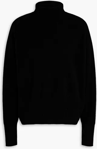 Wool and cashmere-blend turtleneck sweater