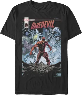 Men's Marvel Legacy Daredevil Mayor Fisk T-Shirt - Black - X Large