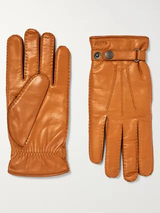 Jake Wool-Lined Leather Gloves