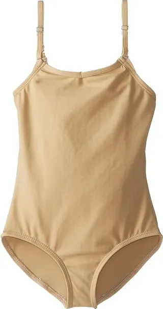 Capezio Girls' Camisole Leotard with Adjustable Straps (Nude) Women's Jumpsuit & Rompers One Piece