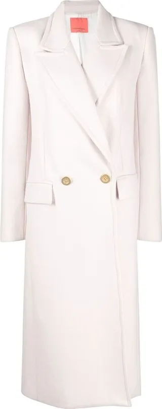 Double-Breasted Wool Coat