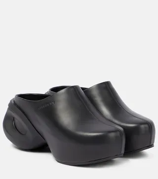 G leather clogs
