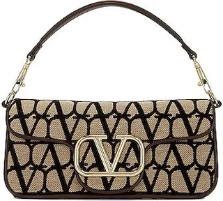 Valentino Garavani Loco Shoulder Bag in Nude