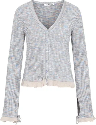 Acne Studios V-Neck Knitted Sweater