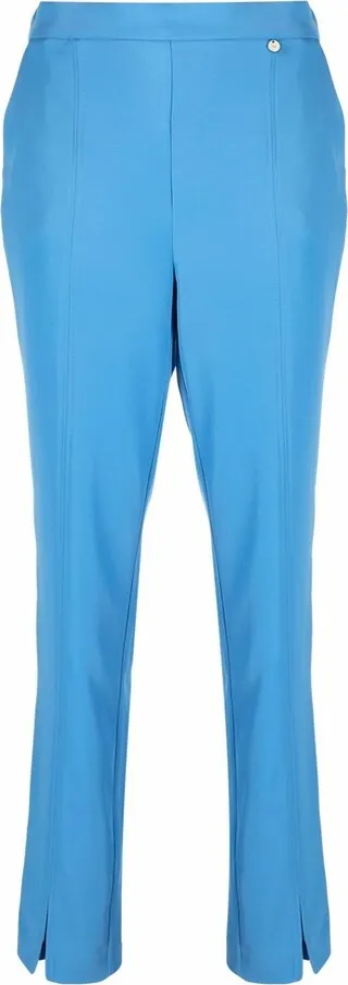 Slim-Cut High-Waisted Trousers
