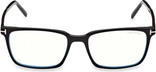 Rectangle 55MM Blue Filter Eyeglasses