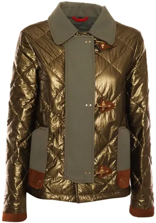 Fay 3 Ganci Long Sleeved Quilted Jacket