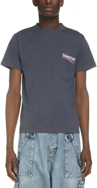 Campaign Logo Small Fit Cotton Graphic Tee