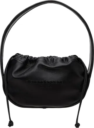 Alexander Wang Black Small Cinch Shoulder Bag