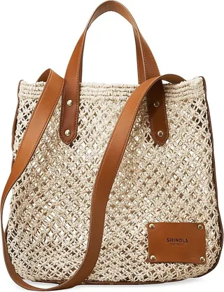 Bengal Woven Jute Tote Bag
