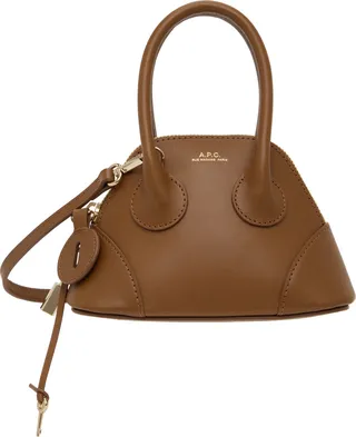 A.P.C. Brown Mini Emma Bag