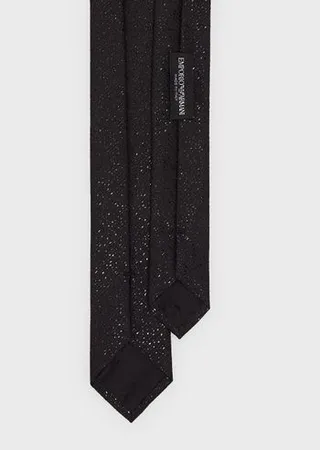 Silk and lurex tie