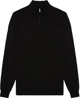 Quarter-Zip Wool Sweater