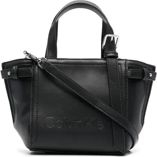 Mini Logo-Embossed Tote Bag