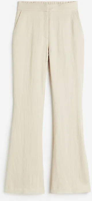 Flared Viscose Pants