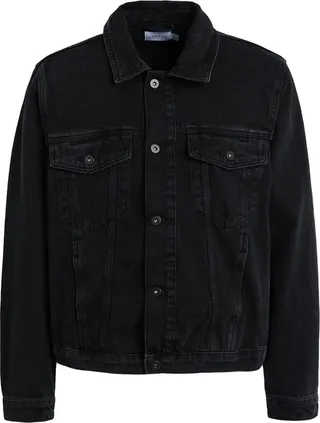 Denim Outerwear Black