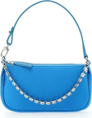 By Far Crystal Chain Shoulder Bag