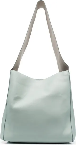 Debossed-Logo Shoulder Bag