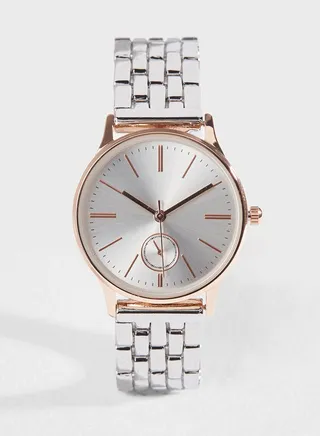 Classic Metallic Watch