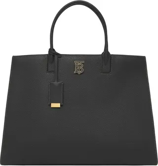 Burberry Medium Leather Frances Tote Bag