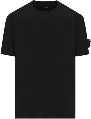 Fendi Crewneck FF Buckle T-Shirt