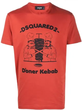 logo-print cotton T-shirt