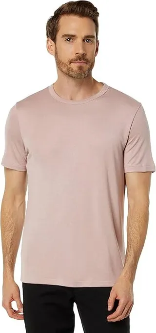 Theory Essential Tee Anemone Milano (Mauve) Men's Clothing