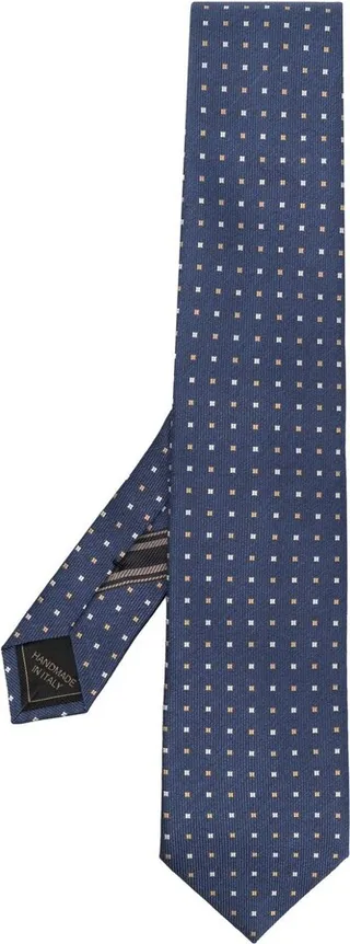 All-Over Embroidered-Pattern Tie