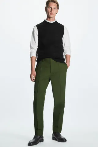 Slim-Fit Pure Cashmere Tank