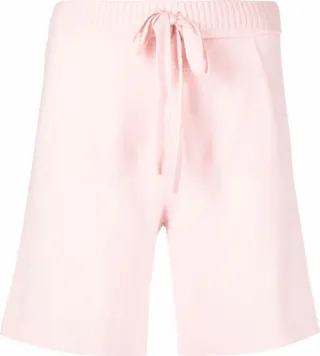 Cashmere-Knit Drawstring Shorts