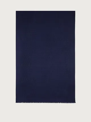 Ferragamo Women Gancini stole Blue