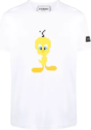 graphic-print short-sleeved T-shirt