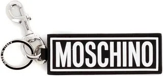 Moschino Logo Tag Keyring