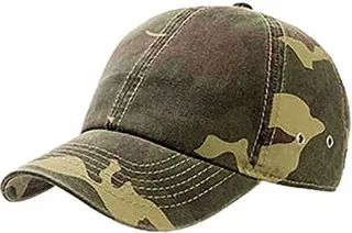 Atlantis Action 6 Panel Chino Baseball Cap - Camouflage