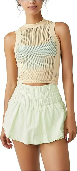 FP Movement Mesh in Session Tank (Latte) Women's Clothing