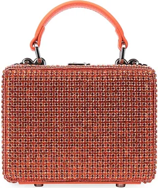 Mini Kendrick Rhinestone Box Bag