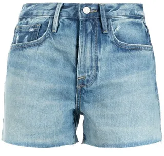 High-Waisted Denim Shorts