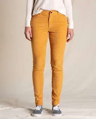 Karuna Cord 5 Pocket Skinny Pant in Autumn