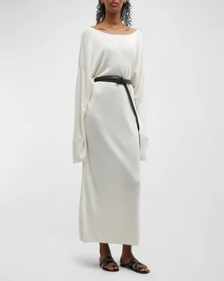 Stephie Long-Sleeve Maxi Dress