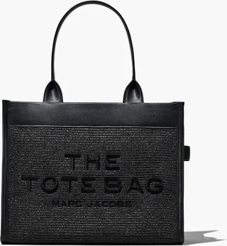 The Woven Dtm Large Tote Bag - Black