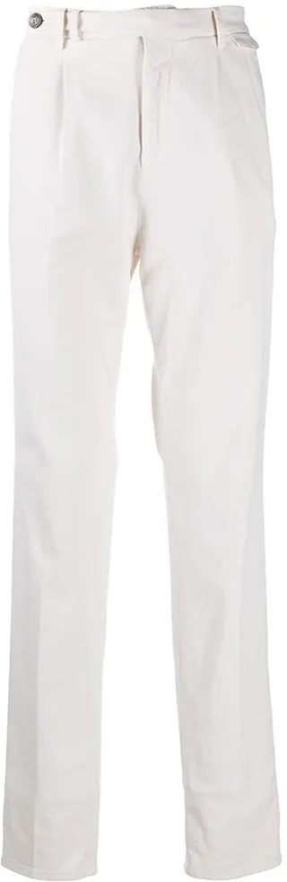 Straight Cotton Trousers