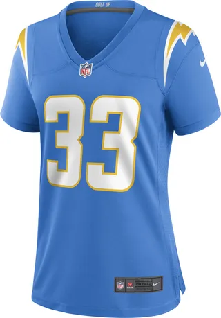 Nike Women's NFL Los Angeles Chargers (Derwin James) Game Football Jersey in Blue